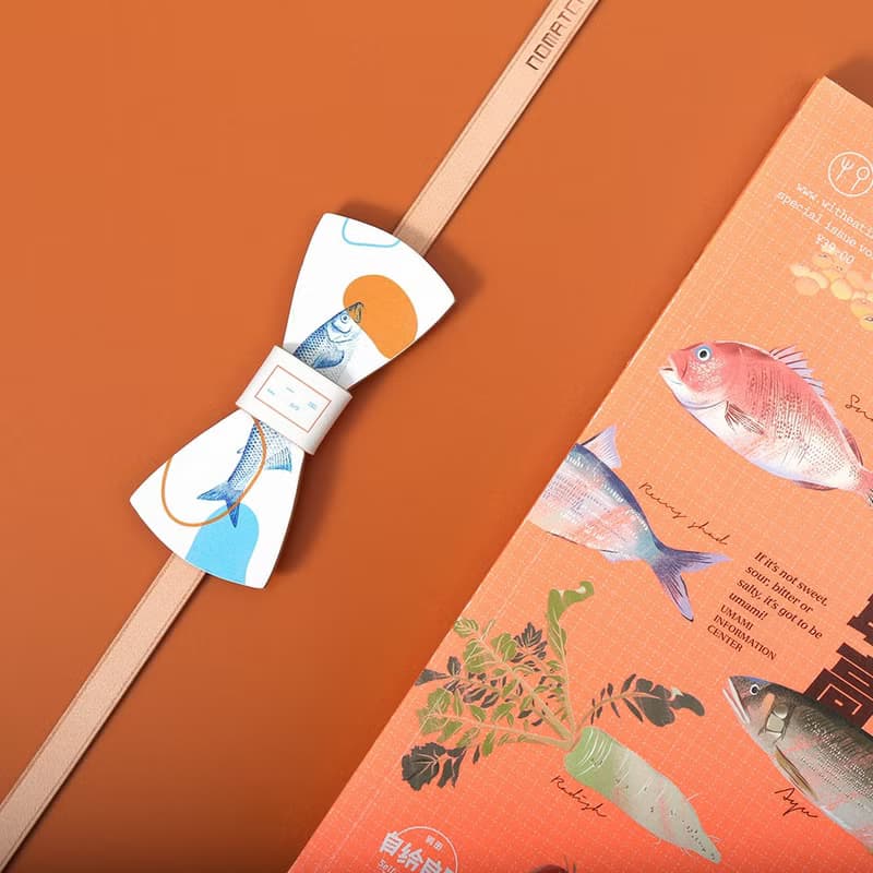 NoMatch不合設計牛皮手工魚復古領結bowtie