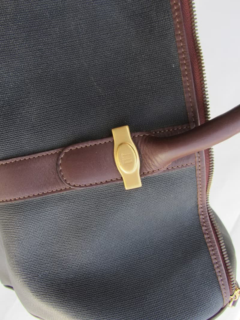 【老時光 OLD-TIME】早期二手老包義大利製DUNHILL行李袋