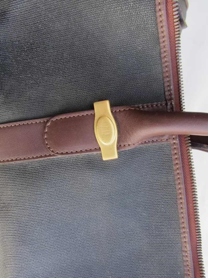 【老時光 OLD-TIME】早期二手老包義大利製DUNHILL行李袋