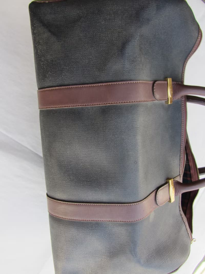 【老時光 OLD-TIME】早期二手老包義大利製DUNHILL行李袋