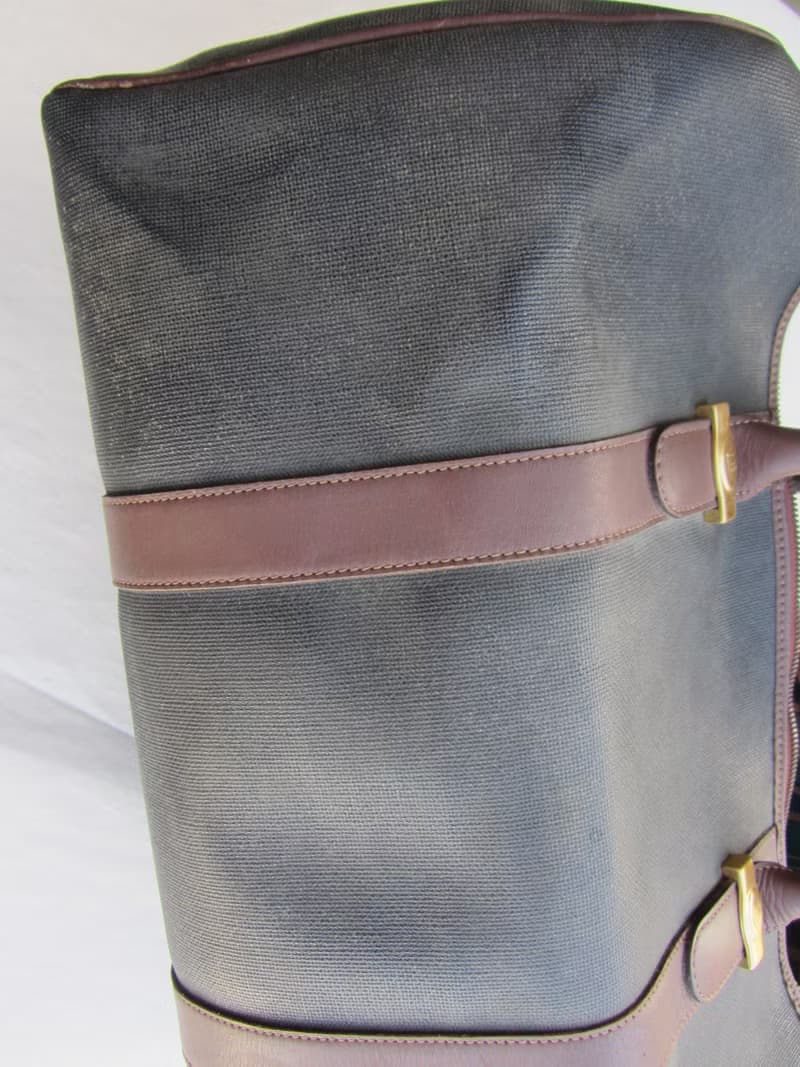 【老時光 OLD-TIME】早期二手老包義大利製DUNHILL行李袋