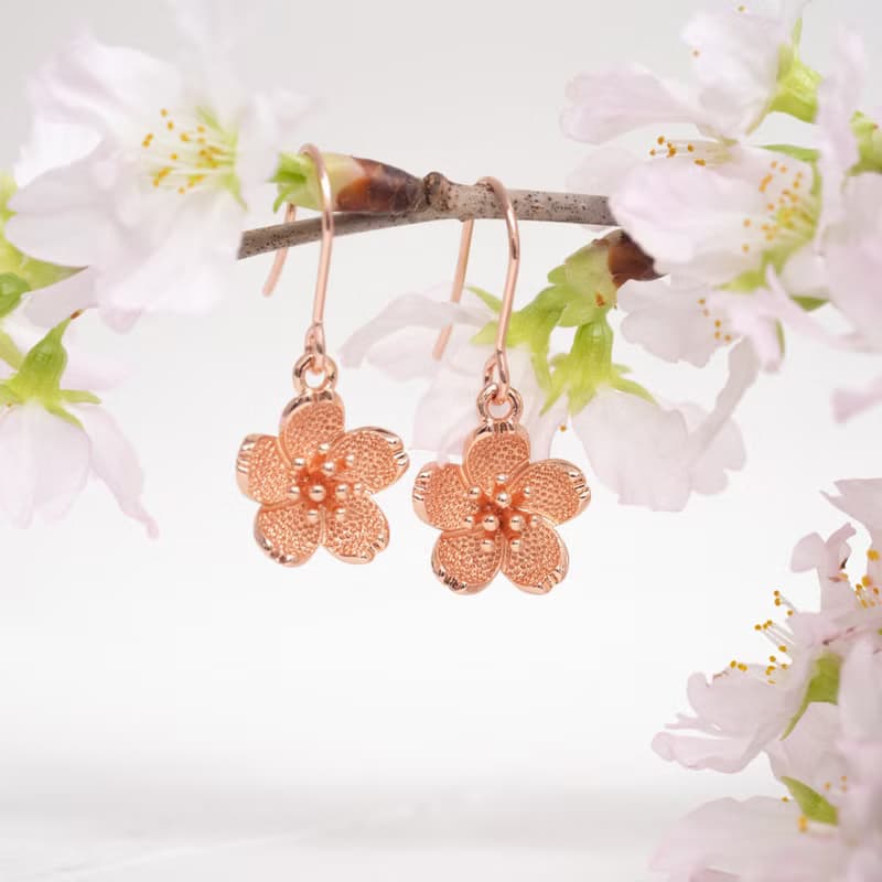 桜のフックピアス(イヤリング変更可)