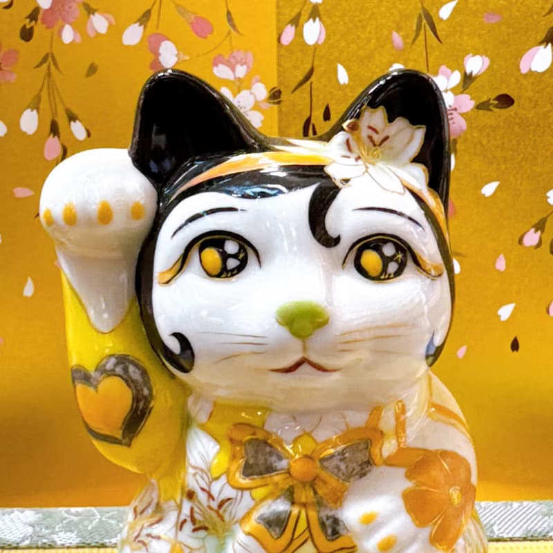 【牡彩佳人】日本清水燒招財貓 | 歌舞偶像