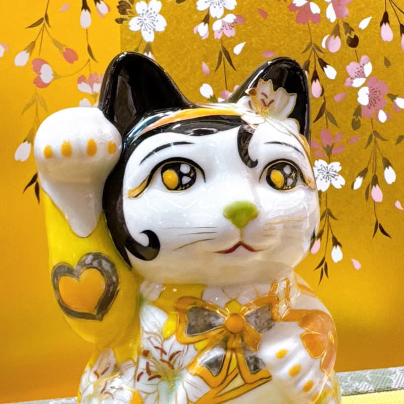 【牡彩佳人】日本清水燒招財貓 | 歌舞偶像