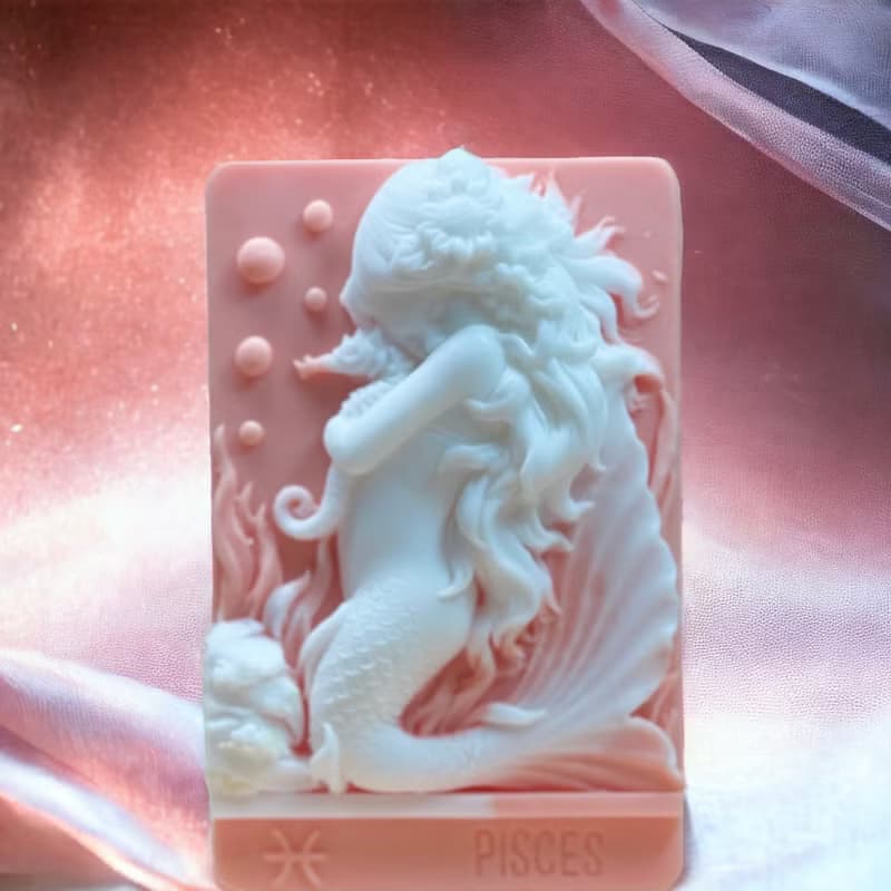 美人魚系列 12星座之雙魚座  手工皂 專為禮贈設計搭配精美包裝