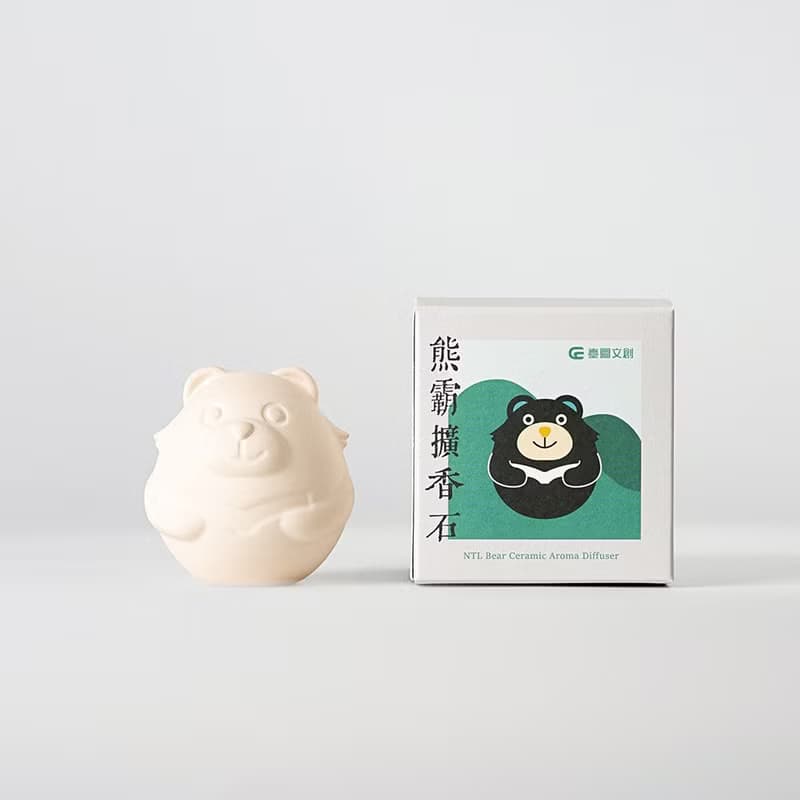 熊霸擴香石 +書香氣息天然複方精油(5ml)