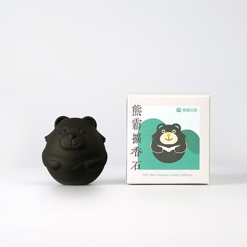 熊霸擴香石 +書香氣息天然複方精油(5ml)