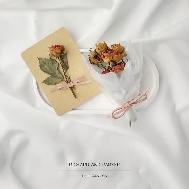 【馥郁玫瑰】玫瑰花 乾燥花 迷你花束 小花束 香氛蠟燭 香磚