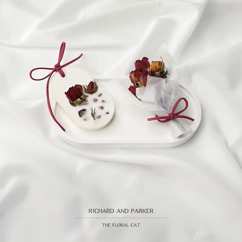 【馥郁玫瑰】玫瑰花 乾燥花 迷你花束 小花束 香氛蠟燭 香磚