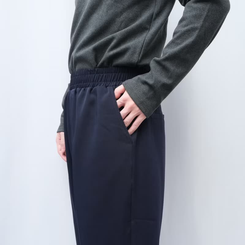 KAIKAI - ReBorn - 垂墜錐形九分褲 - 深邃藍