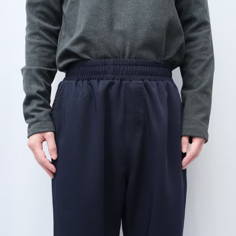 KAIKAI - ReBorn - 垂墜錐形九分褲 - 深邃藍