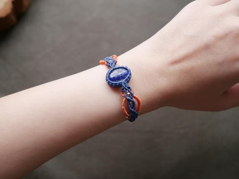 特價 NB21/FW22 青金石 l 紫鋰輝 l 手工編織 l 蠟線手環