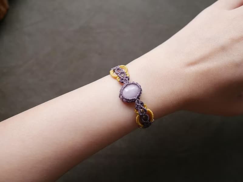 特價 NB21/FW22 青金石 l 紫鋰輝 l 手工編織 l 蠟線手環