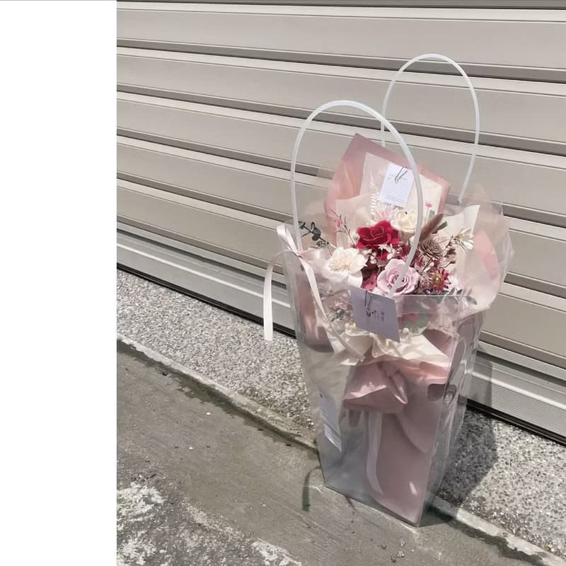 【情人節花束】奶茶色 七夕送禮 永生花束 情人節禮物 告白 七夕