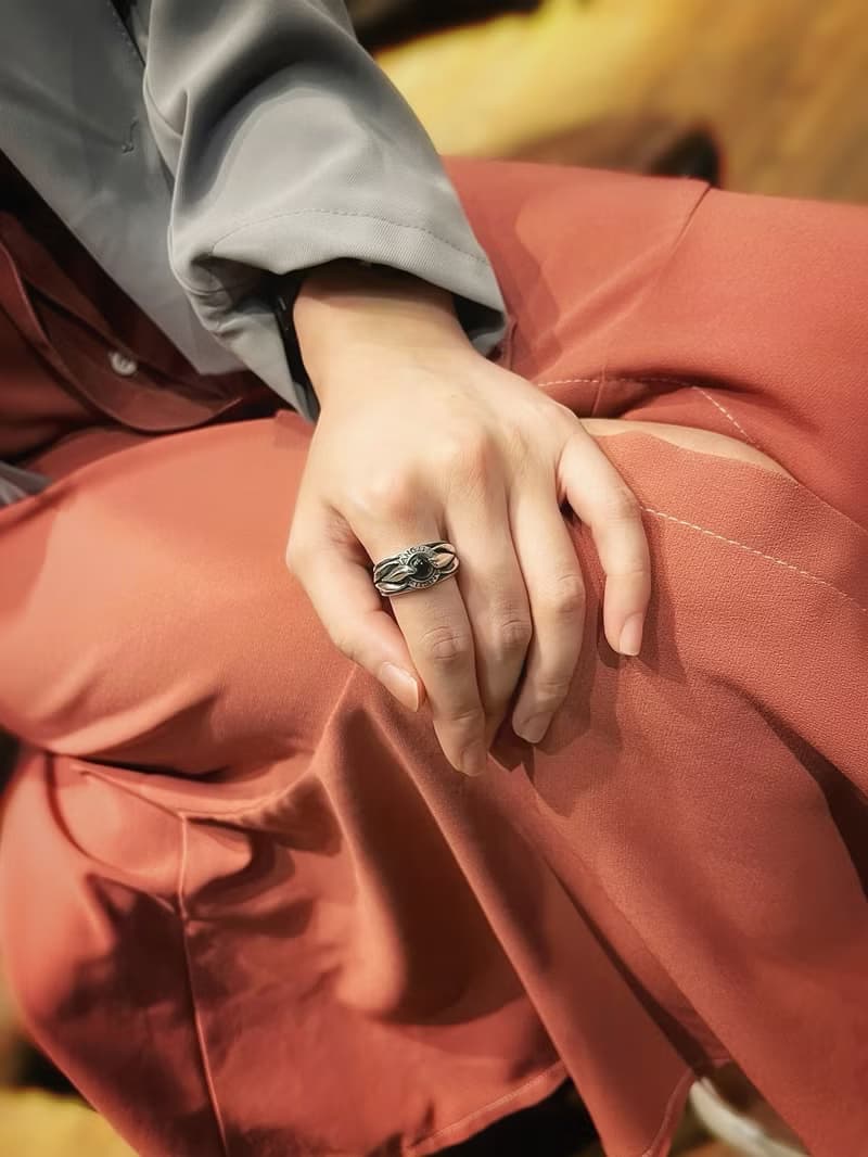 【礦石系列】向陽 FACES Silver/925/純銀/花型/職人手作/對戒/尾