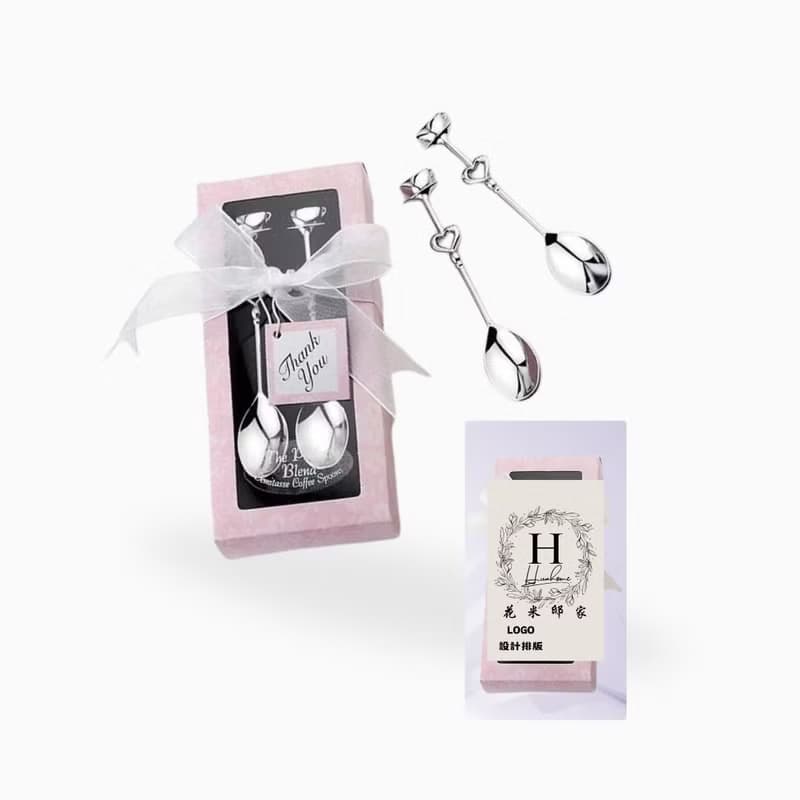 【花米邸家】輕奢蕾絲不鏽鋼餐具組 婚禮小物 湯勺 送禮 活動