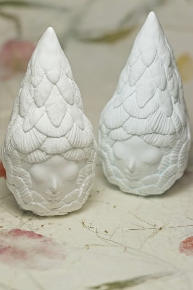 素之冬天的植物 藝術小雕塑擺件