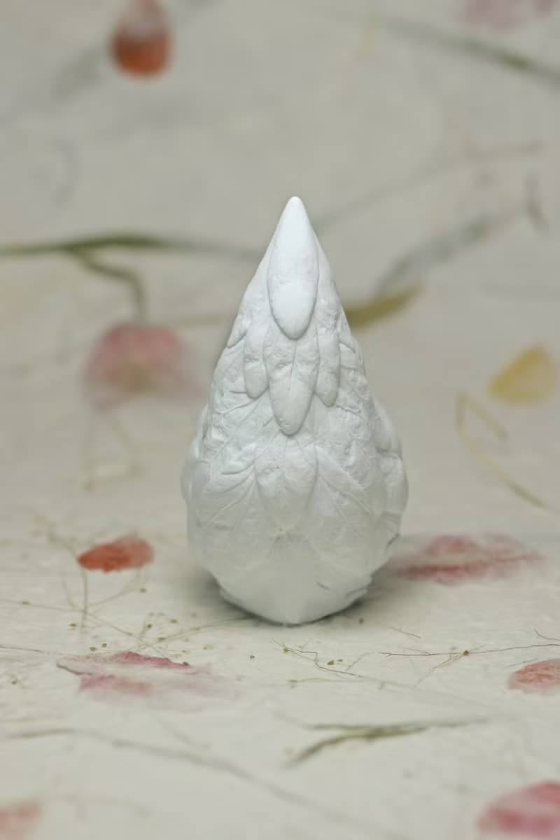 素之冬天的植物 藝術小雕塑擺件
