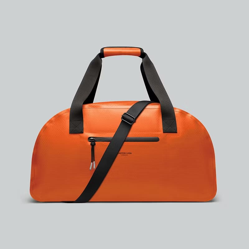 Gaston Luga Lightweight DuoSeal Duffel 休閒行李袋-火焰橘