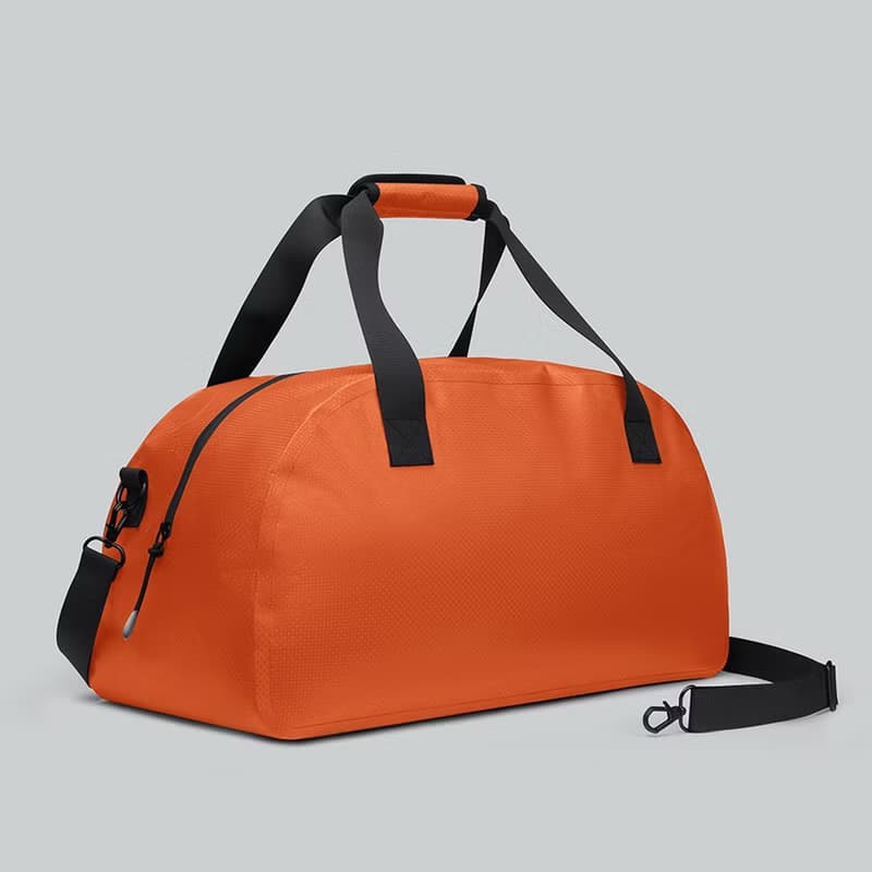Gaston Luga Lightweight DuoSeal Duffel 休閒行李袋-火焰橘