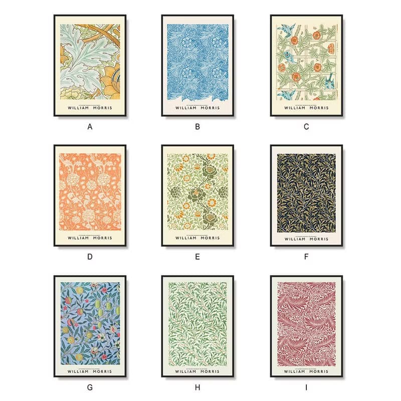 William Morris_掛畫_藝術系列_台灣製造 兩個工作天快速出貨