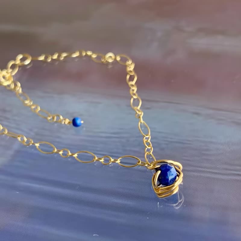 【禮物】Reunite-14K注金/青金石手鍊手環