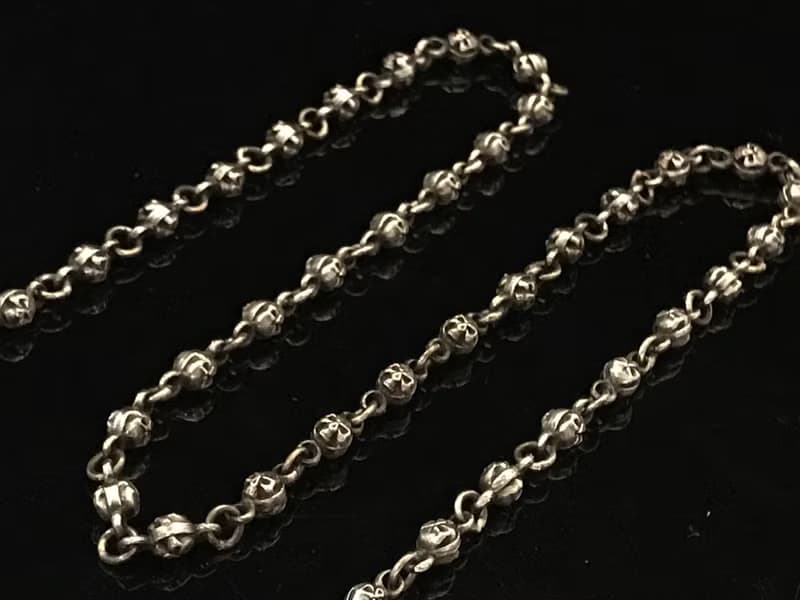 【銀鍊系列】骷髏銀鍊 50cm-65cm 925純銀