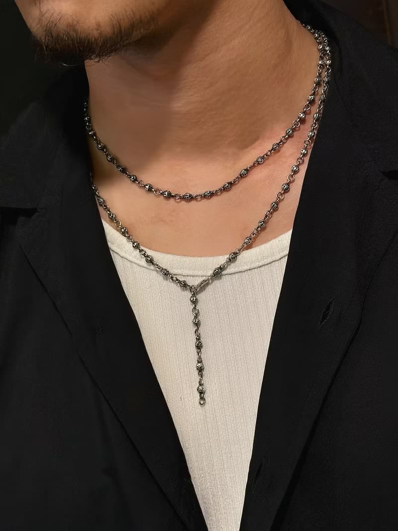 【銀鍊系列】骷髏銀鍊 50cm-65cm 925純銀
