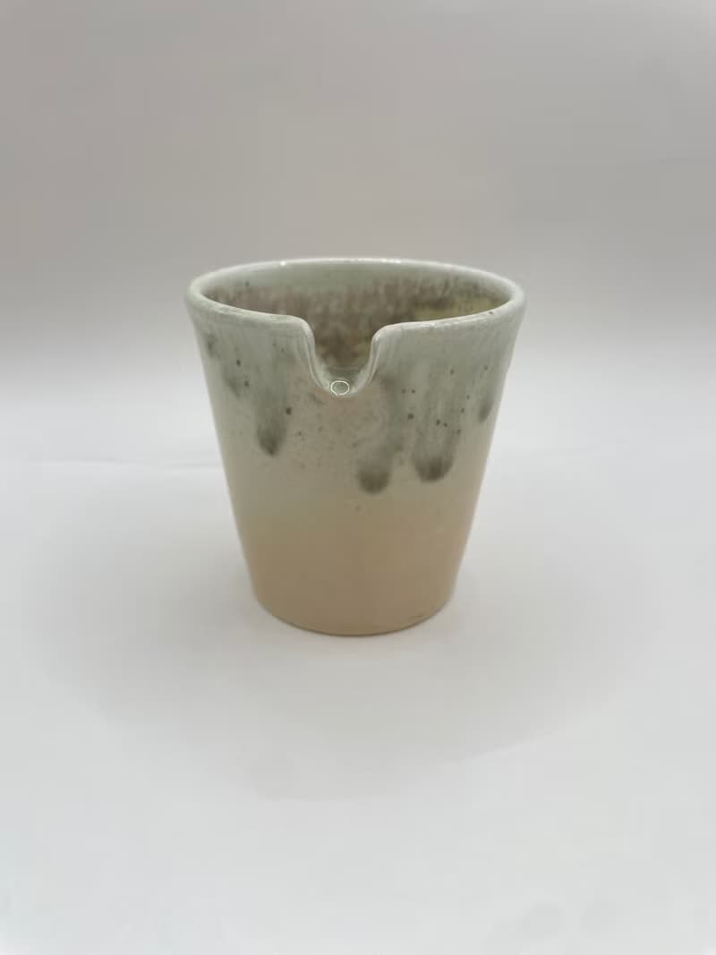 瓷土柴燒金彩茶海
