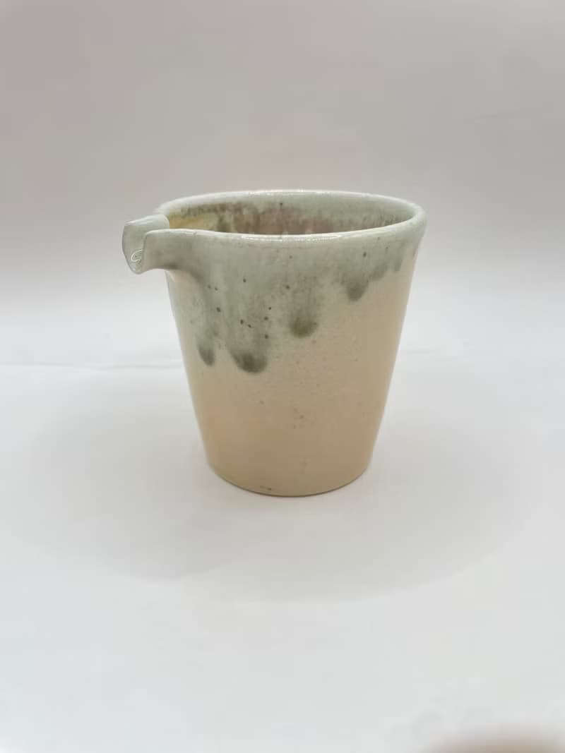 瓷土柴燒金彩茶海