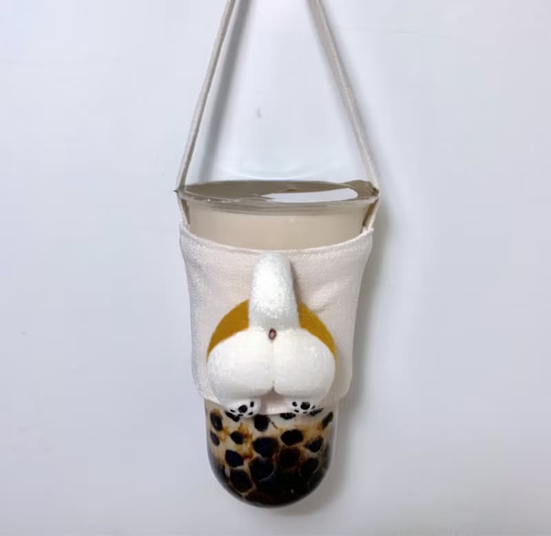 肥烤雞屁股-柴犬屁屁飲料杯套