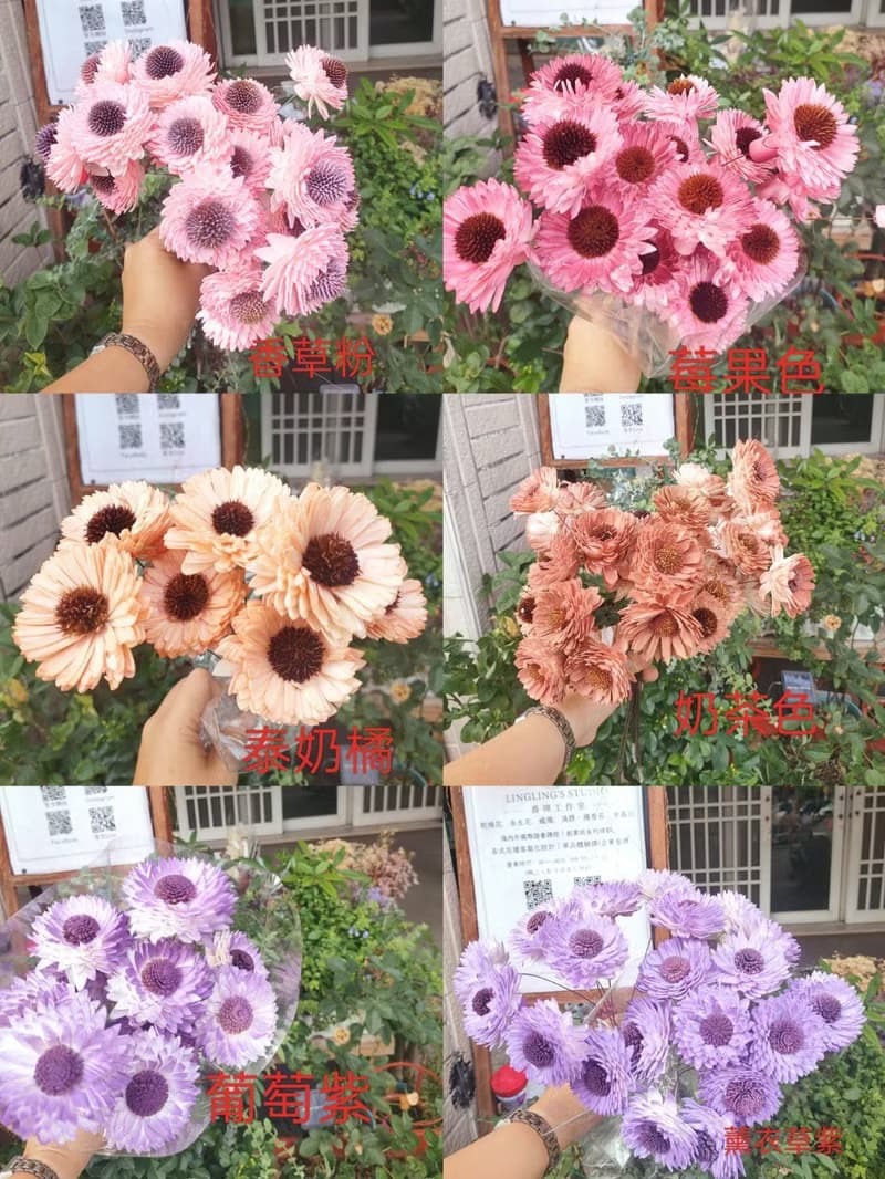 【Lingling's Studio蕎翎工作室】 畢業向日葵單朵花束 乾燥花束
