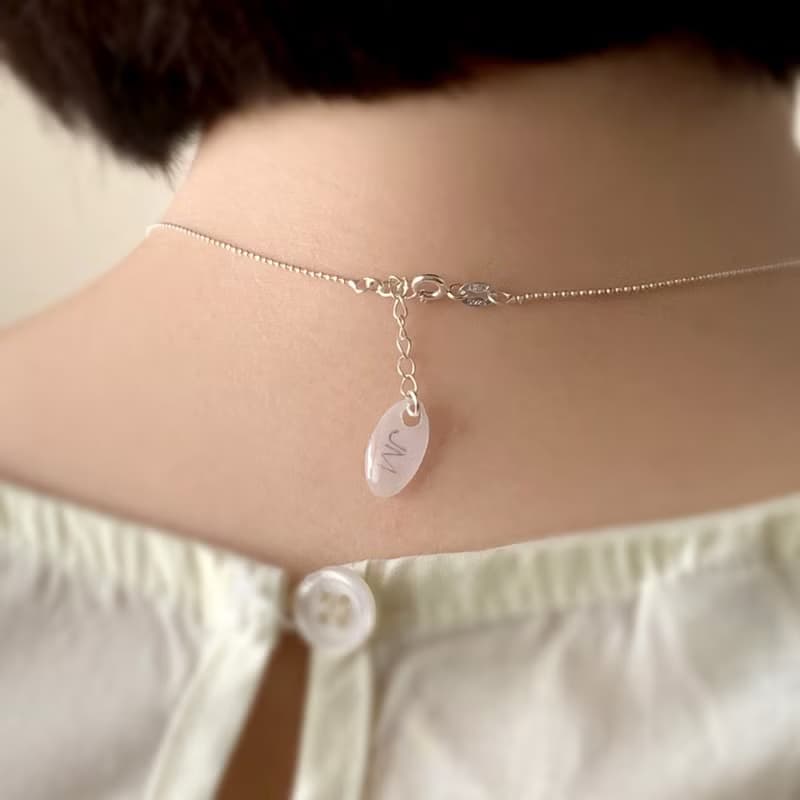 椿花 項鍊 戒指 樹脂 組合 銀飾 禮盒 禮物 生日 花 情人節