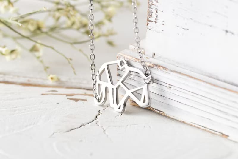 抗敏醫療鋼 幾何手鍊系列-大象