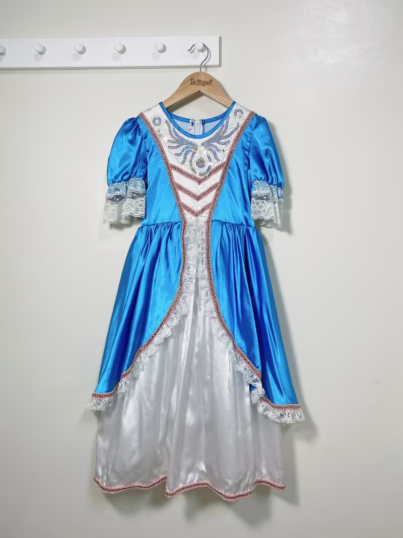 現貨 優雅寶藍公主 洋裝 小禮服