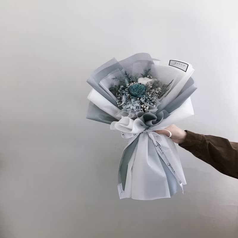 平價款花束 畢業花束 情人節花束 生日禮物 擴香花束 乾燥花 繡球