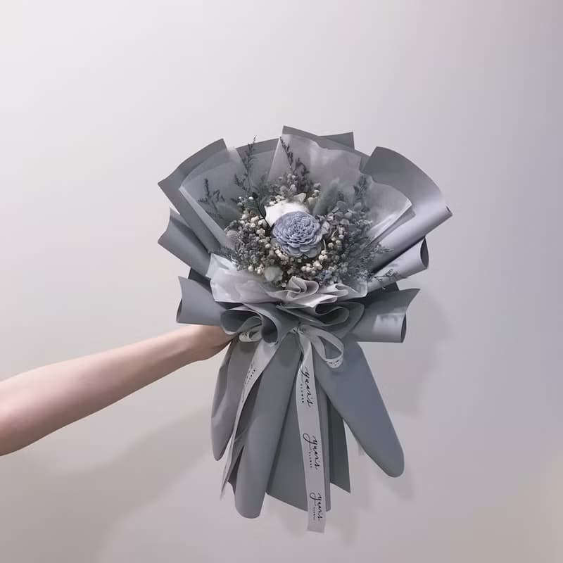 平價款花束 畢業花束 情人節花束 生日禮物 擴香花束 乾燥花 繡球