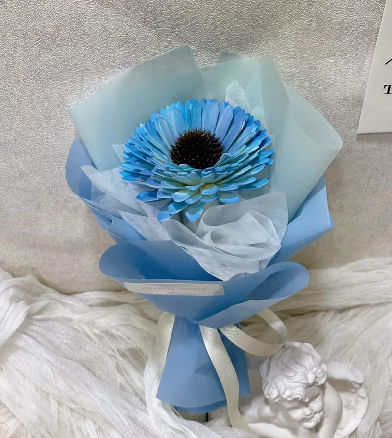 單支乾燥太陽花花束(S)