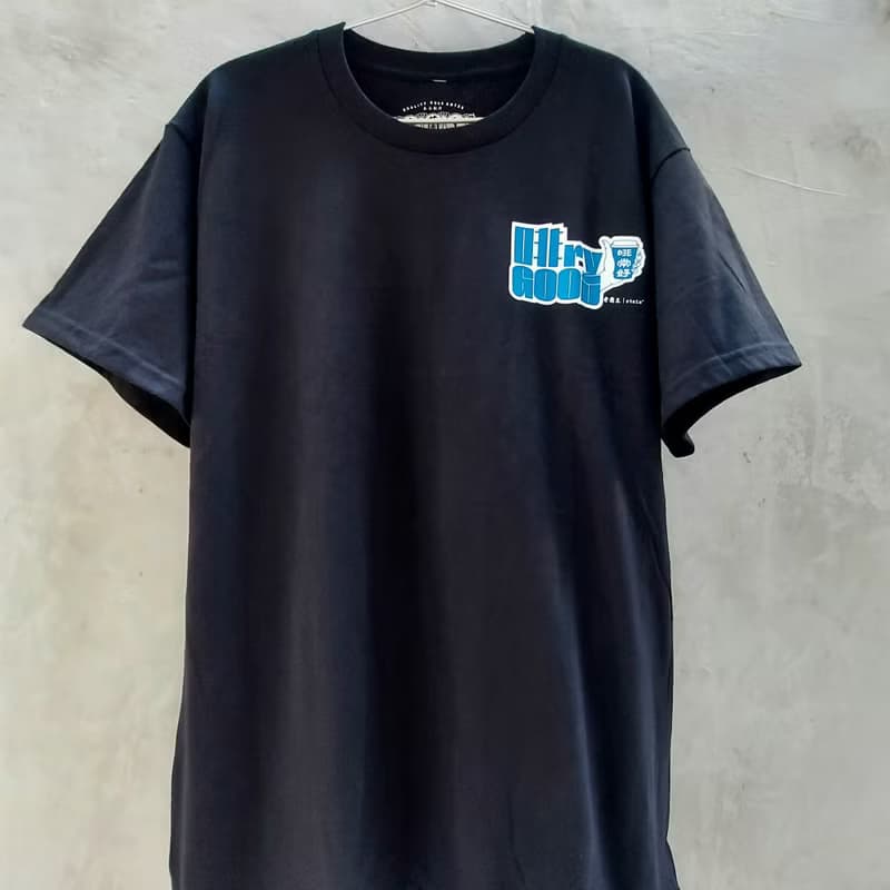 老蘭土 x stain+【啡ry GOOD】短䄂Tee - 黑色 Black