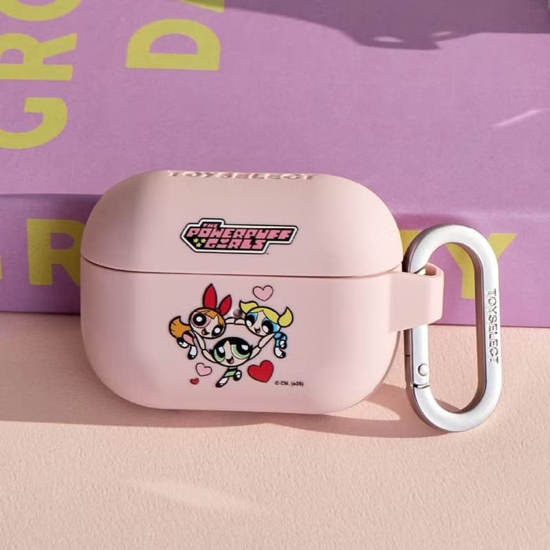 飛天小女警 愛心旋轉強悍防摔AirPods保護套