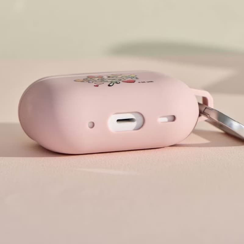 飛天小女警 愛心旋轉強悍防摔AirPods保護套