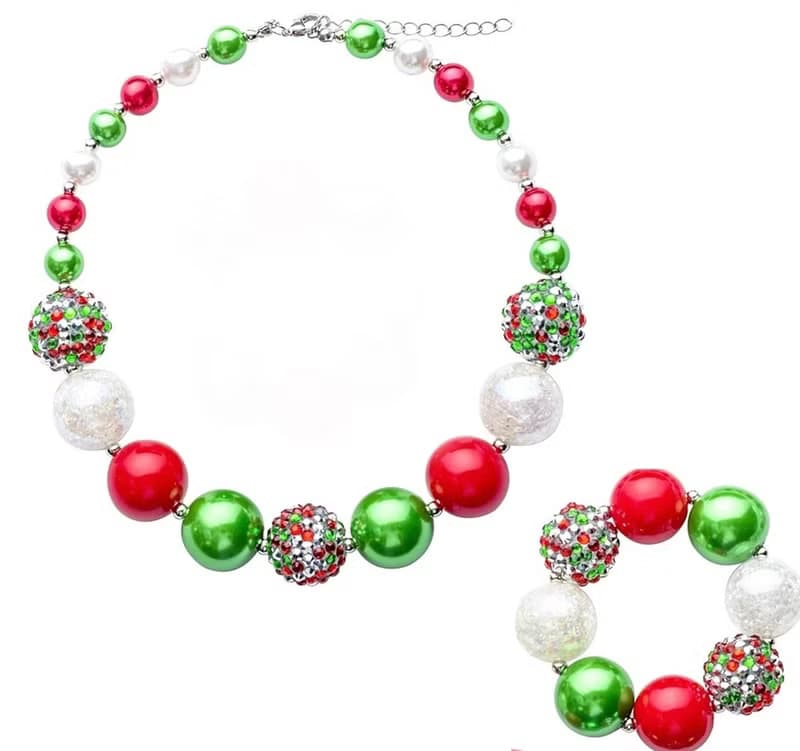 Cutie Bella兒童首飾項鍊手鍊套裝 Chunky Necklace bracelet set