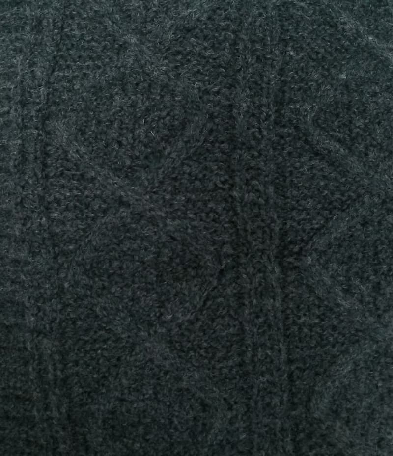 Lan毛線圍脖(鐵灰霧藍)