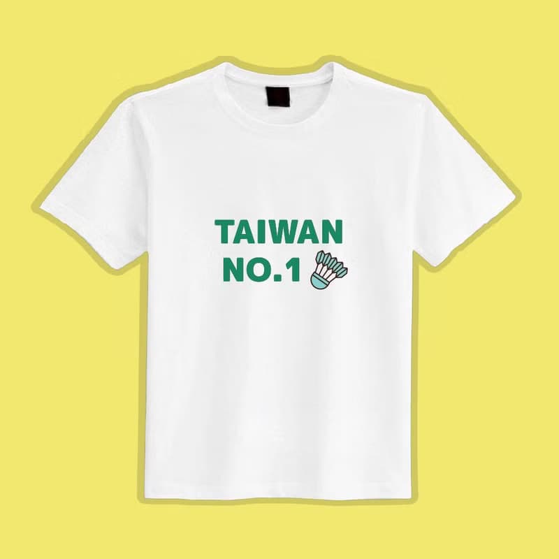 麟洋 羽球 金牌 文創 衣服 T恤 白T 童裝 短袖 純棉 涼感