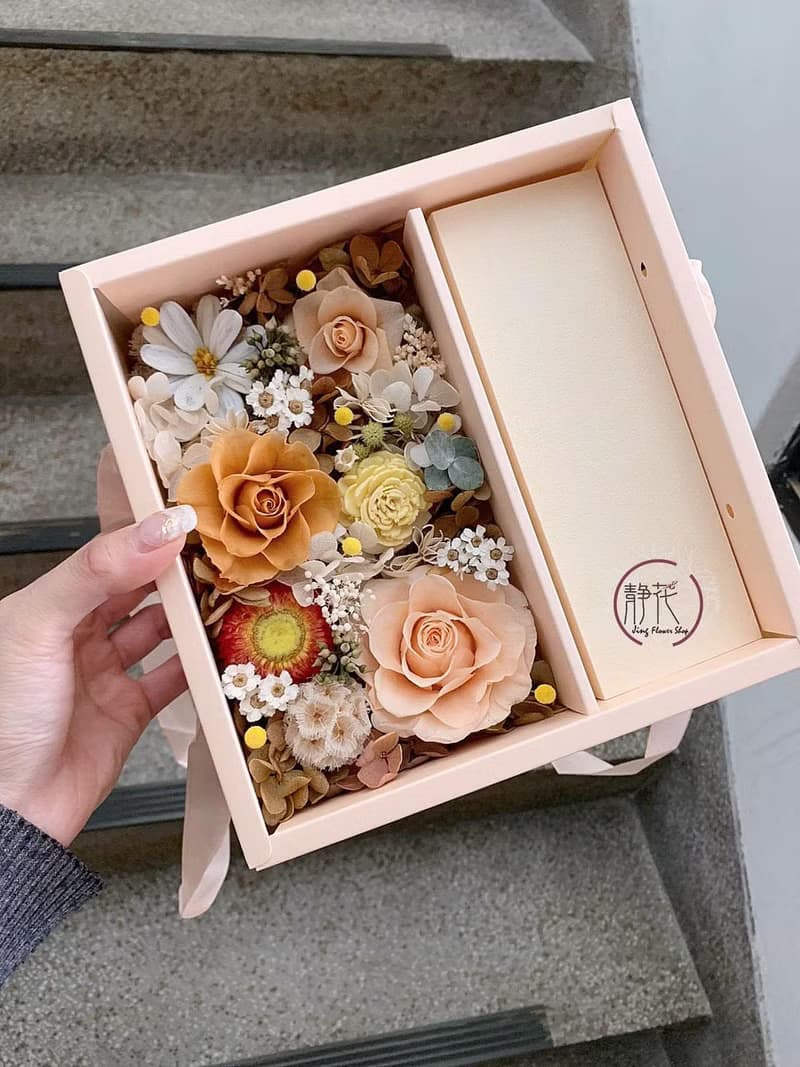 【玫瑰花盒】鈔票花盒 拉錢花盒 求婚送禮必備 生日派對小物