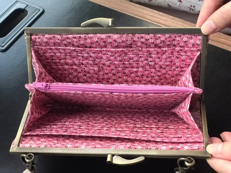 Hand-embroidered wallet,hand-embroidered clutch,fabric wallet,crossbody purse