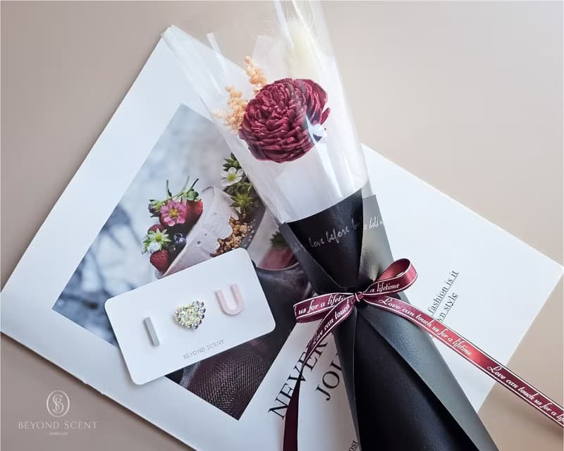 心動擴香小花束 贈心鑽小卡