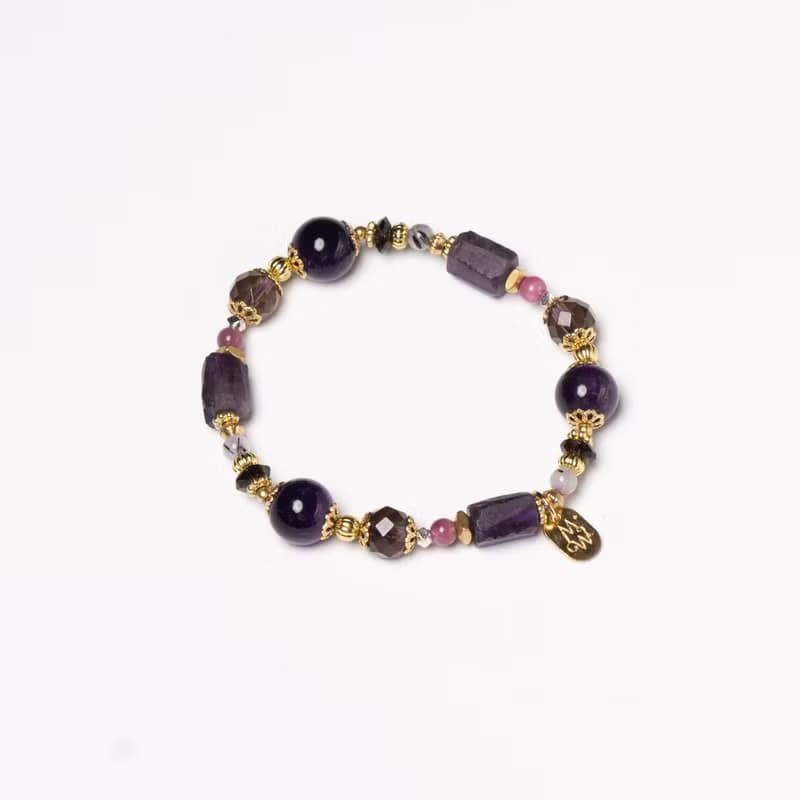 極度自戀 // C1604紫水晶碧璽手鍊