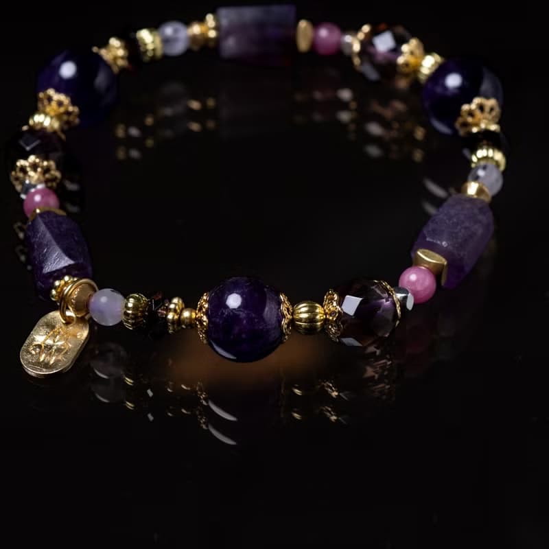 極度自戀 // C1604紫水晶碧璽手鍊