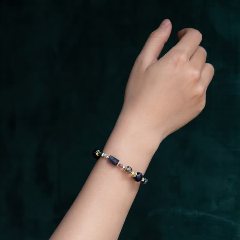 極度自戀 // C1604紫水晶碧璽手鍊